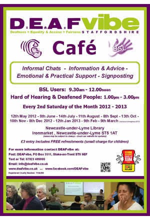 DEAFvibe Cafe Dates 2012